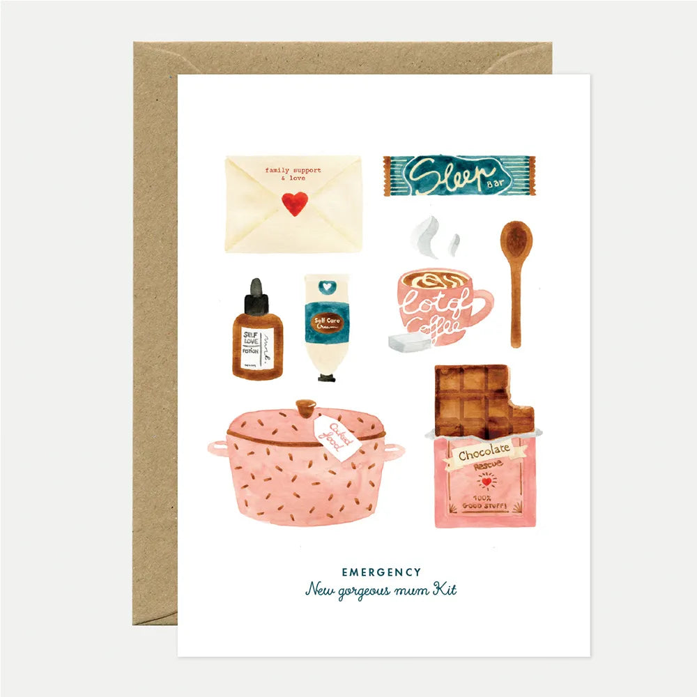  Cartão de felicitações New Mum kit